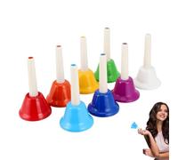 Appel musical Bell - Outil de sonnerie portable, outil d'apprentissage créatif | Accessoire de pratique sonore clair coloré pour les salles de e thérapie de chorale des écoles célébrations