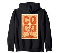 Appel radio rétro CQ CQ Sweat à Capuche