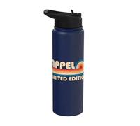 APPEL Retro 70s 80s Sunset Stripe Stainless Steel Insulated Water Bottle