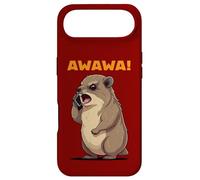 Appel téléphonique en colère de Rock Hyrax Awawa Funny Groundhog Dassie Coque pour iPhone Air