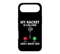 Appel Téléphonique pour Le Badminton My Racket is Calling Coque pour iPhone Air
