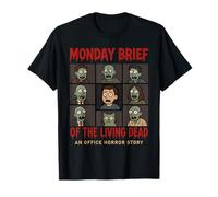 Appel vidéo d'horreur Amusant Lundi Bref des Morts Vivants T-Shirt