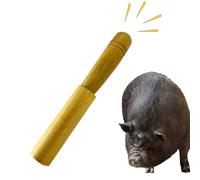 Appelant de porc sauvage, sifflet attirant le sanglier, appareil sonore de chasse, imitation bois réaliste, design portable, léger et couleur marron, idéal pour la chasse en plein air et l'utilisation