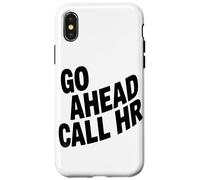 Appeler Les RH Employé De Bureau Gestionnaire d'emploi Coque pour iPhone X/XS