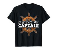 Appelez-Moi Captain Sailor Nautical Chief Mate Mariner T-Shirt Graphique avec Valeur