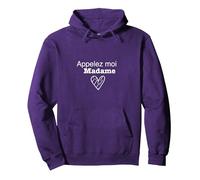 Appelez Moi Madame Sweat à Capuche, Unisexe pour Adultes, Violet, M