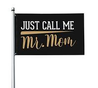 Appelez-Moi Simplement Monsieur Maman Drapeaux De Jardin Drôle Drapeau De Jardin Durable Garden Flag Pour Balcon Intérieure Extérieure 90X150Cm