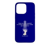 Appelle-Moi et Je répondrai à Jérémie 33:3 Espagnol chrétien Coque pour iPhone 15 Pro Max