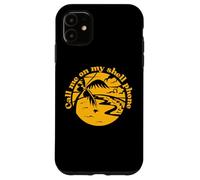 Appelle-Moi sur Mon téléphone Shell Ocean Beach Vibe Coque pour iPhone 11