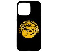 Appelle-Moi sur Mon téléphone Shell Ocean Beach Vibe Coque pour iPhone 15 Pro Max