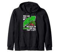 Appelle-Moi Vegan Parce Que Je suis Ce Qui Reste Sweat à Capuche