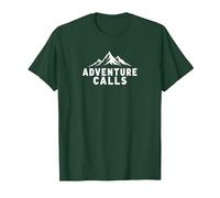 Appels d'aventure : Mountain Explorer T-Shirt, Homme, Vert Forêt, XXL
