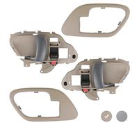 APPERFiT Poignée de porte intérieure avec lunette (TAN) compatible avec Chevrolet GMC Truck 1995-2000 C1500 C2500 C3500 K1500 K2500 K3500 Suburban Tahoe Yukon