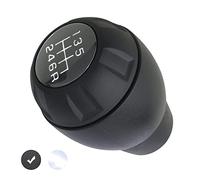 APPERFiT Pommeau de levier de vitesse pour transmission manuelle Noir Compatible avec Jeep Wrangler JK 2011 2012 2013 2014 2015 2016 2017 2018