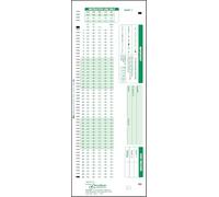 Apperson Lot de 500 feuilles de réponses compatibles 882-E 20260
