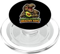 Appétit féroce pour des Graisses saines T-Rex PopSockets PopGrip pour MagSafe