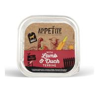 Appetite Barquettes Terrine pour Chien Adult au D'agneau Et Canard 150g