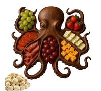 Appetizer Platter - 16x12in Charcuterie Board, Food Serving Tray, Cheese Fruit Meat Arrangement, Snack Display Panel, Dining Presentation with Party Picnic Outdoor Lunch Dinner Breakfast Kitchen