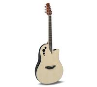 Applause Guitare électro-acoustique Spirit - table en épicéa sélectionnée - corps Lyrachord profondeur moyenne - pan coupé - préampli AP2T + accordeur - naturel - AAE-044-4S