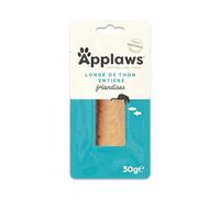 Applaws 100% Friandise naturelle pour chat Snack Longe de thon entier pour chatons, chats adultes et chats âgés - Lot de 12 sachets de 30 g