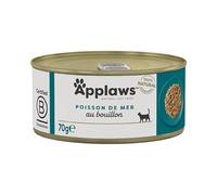 Applaws 100% Naturel Adulte Nourriture humide pour chat à base de poisson de l'océan dans la bouillon - 24 x 70g boîtes de 70g