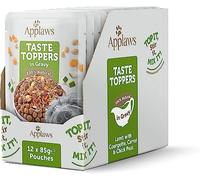 Applaws 100% Naturel - Nourriture Humide pour Chiens, Agneau aux Légumes en Sauce, 12 x 85g