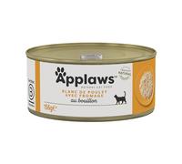 Applaws 100% Naturelles Nourriture humide pour chats Juciy Poulet avec Fromage 156 g Boîte (Pack de 24)