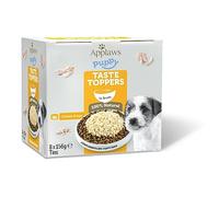 Applaws 100% Nourriture Humide Naturelle pour Chiots en Conserve, Blanc de Poulet avec du Riz en Bouillon pour Chiots (Pack de 8 boîtes de 156 g)