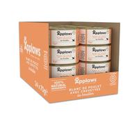 Applaws Boîtes de Nourriture Humide Naturelle pour Chats, Poulet aux crevettes en Bouillon - 24 x 70 g