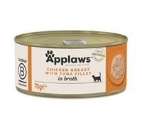 APPLAWS Cat Adult Chicken with Tuna in Broth poitrine de poulet avec filet de thon dans un bouillon 70 g