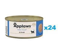 APPLAWS Cat Adult - Filet de thon en bouillon - 24x70 g