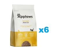 APPLAWS Cat Dry Adult - Poulet sans céréales - 2,4 kg (6x400 g)