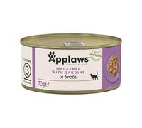 Applaws Cat Lata 70g Caballa y Sardina (24uds)
