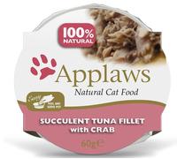 Applaws Cat Pots filet de thon juteux & crabe 60 g