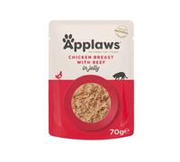 APPLAWS Cat Pouch - Poulet et bœuf en gelée - 70 g