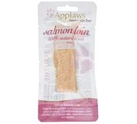 Applaws 100% Friandise naturelle pour chat - Snack Longe de saumon entier pour chatons, chats adultes et chats âgés - Lot de 12 sachets de 30 g