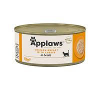 APPLAWS Cat Tin Adult - Blanc de poulet et fromage - 156 g