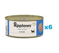APPLAWS Cat Tin Adult - Filet de thon en bouillon - 6x70 g
