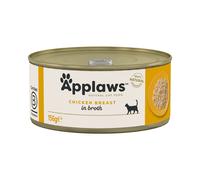 APPLAWS Cat Tin - Blanc de poulet en bouillon - 156 g