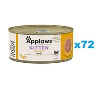 APPLAWS Cat Tin Kitten - Blanc de poulet pour chatons - 72X70 g