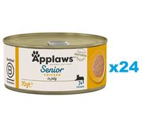 APPLAWS Cat Tin Senior - Poulet en gelée pour chats âgés - 24x70 g