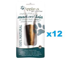 APPLAWS Cat Treat - Longe de maquereau entière - 12x30 g
