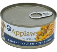 Applaws Dog nourriture humide boîte poulet, saumon & légumes 156 g (quantité : 12 par unité de commande)