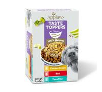 APPLAWS Dog Taste Toppers Broth Selection Multipak 6x85 g mix de saveurs sachets en bouillon