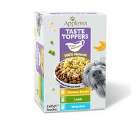 APPLAWS Dog Taste Toppers Gravy Selection Miltipak 6x85 g mix de saveurs en sachet avec sauce