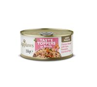 APPLAWS Dog Tin Taste Toppers - Blanc de poulet, jambon et potiron en bouillon - 156 g