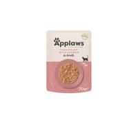 Applaws Filet de Thon et Saumon Chat Adulte - Complément en Bouillon Aliment 70 g