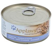 Applaws Lot de 24 boîtes de Poisson de mer pour Chat (24 x 156 g)