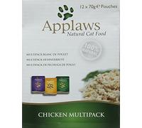 Applaws Multipack Nourriture Sac De Poisson Pour Chat 12 X 70 G