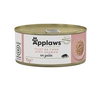 Applaws Natural Wet Cat Food, Tuna Fillet with Salmon in Jelly 24 x 70g Tins